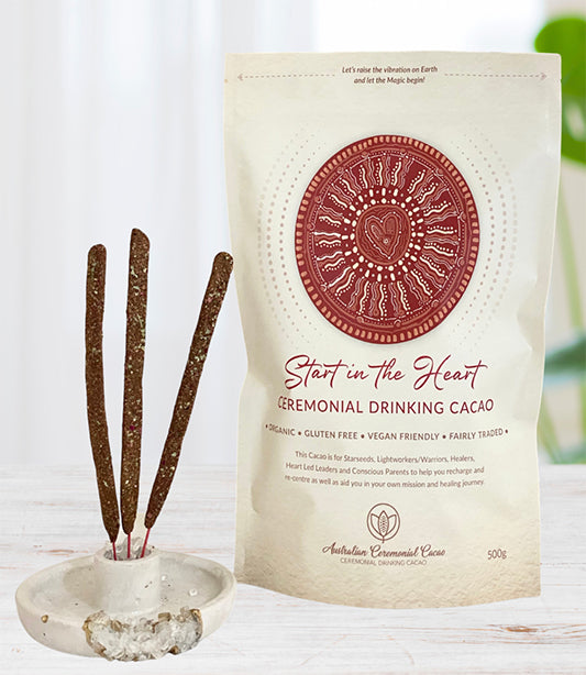 Cacao & smudge sticks bundle